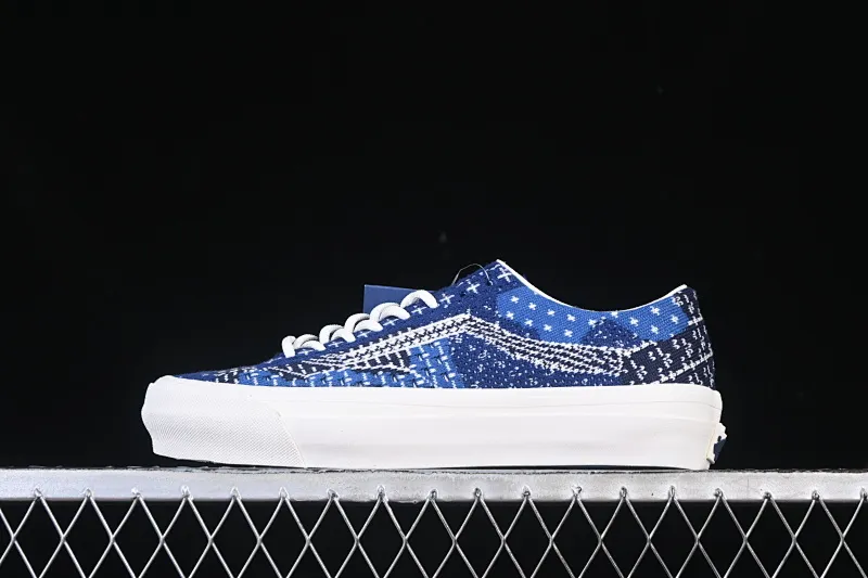 All categories Vans Vans series Vans Low Vans Old Skool 36 EK woven series Comfortable and versatile non-slip and wear-resistant casual skate shoes VN000SHXBLU